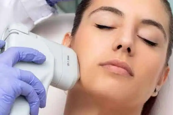 HIFU - Breakthrough in Anti - ageing 1 Image of woman having HIFU Purfleet treatment