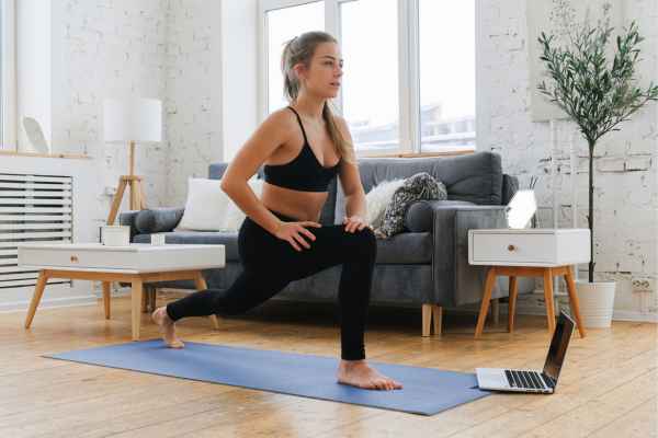 Woman exercising confidently after femiwand treatment Purfleet